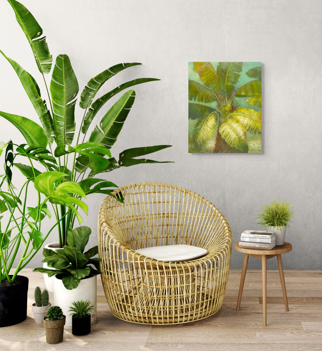 Chartreuse Fronds I