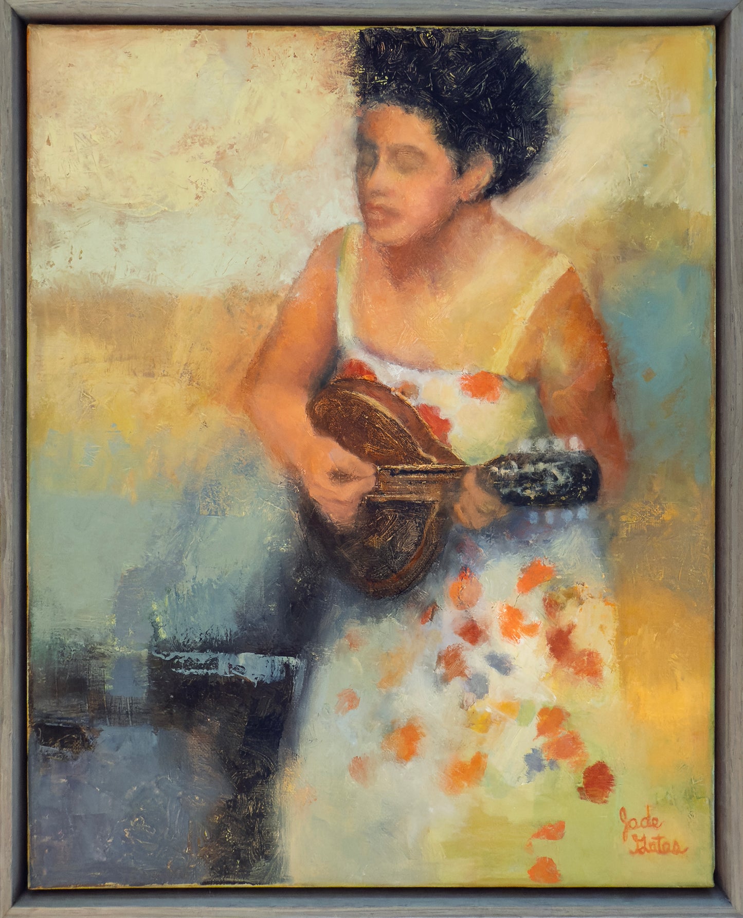 Mandolin Music | Original Oil Painting