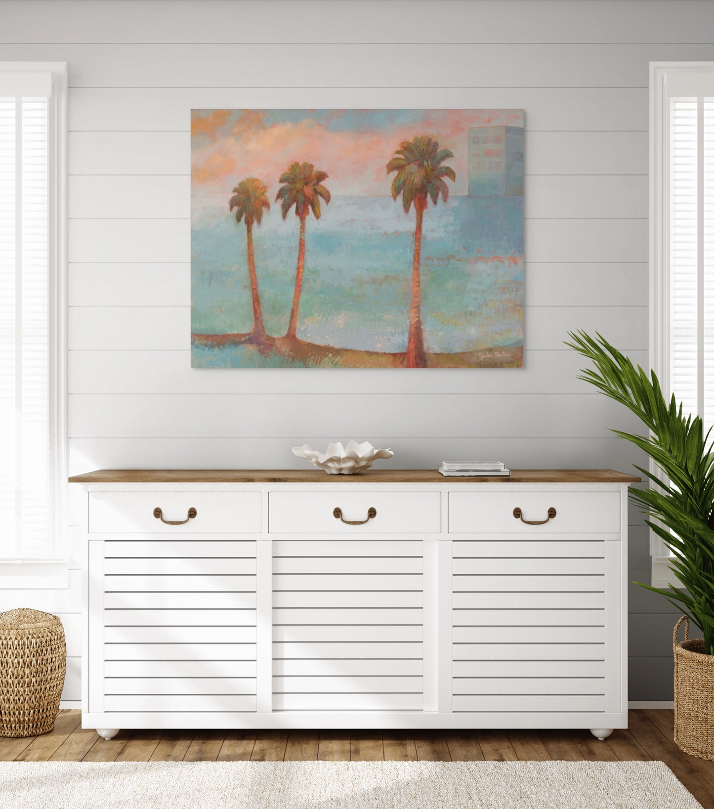 Palm Trilogy III | Original Oil Painting